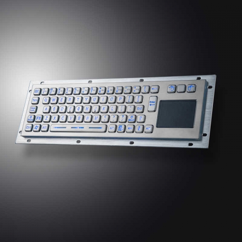 Водонепроницаемая металлическая клавиатура из нержавеющей стали для противопожарной защиты OEM &amp; ODM